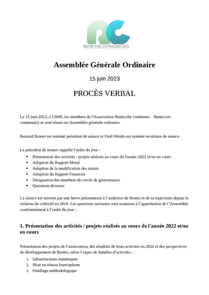 Fichier:Procès Verbal - AG 230615.pdf